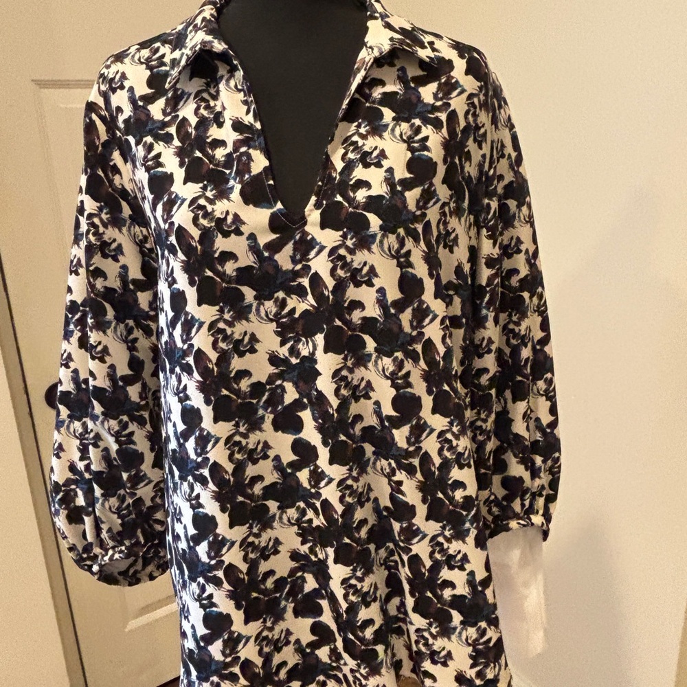 Nordstrom floral tunic top - 1X